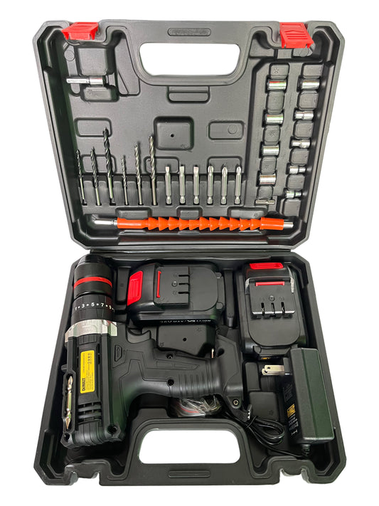 Kit Taladro Pro 36v Con Polichadora N